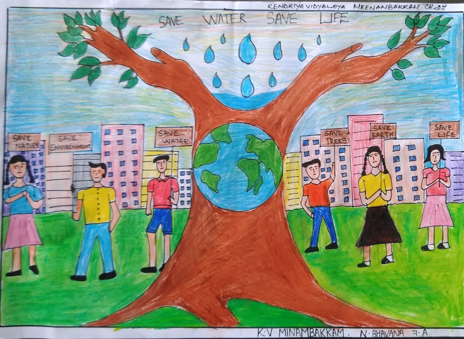 Swachh Bharat Drawing - Eco Clean Poster Design